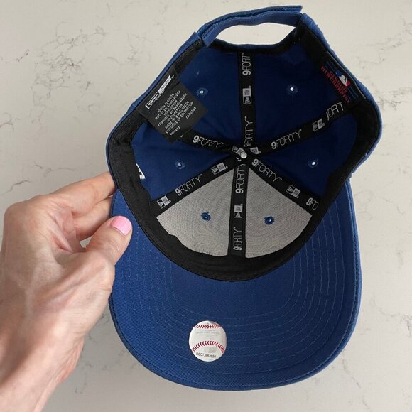 New Era 9 Forty Fitted Official Toronto Blue Jays Baseball Cap Blue Wht Red Sz S - Picture 5 of 10